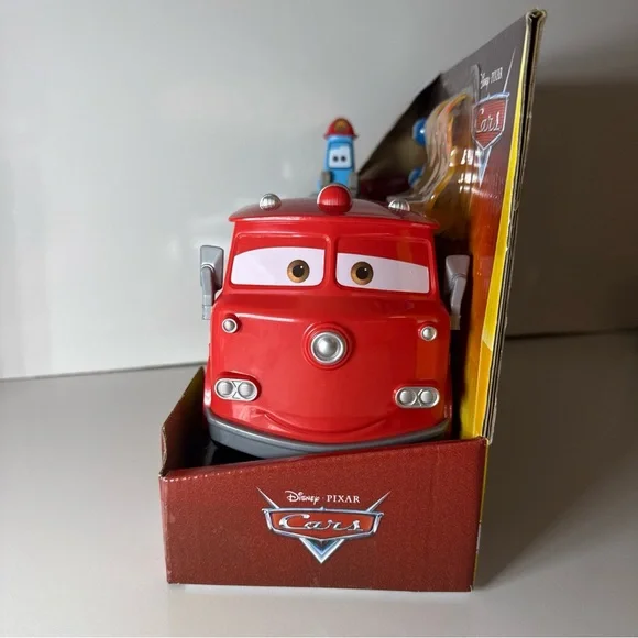 Disney Pixar Cars Fire Rescue Truck Toy - Picture 3 of 5
